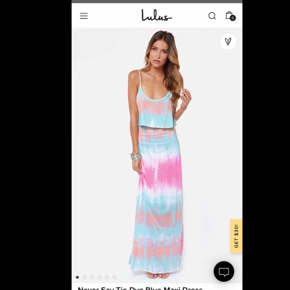 Lulu’s tie-dye maxi - Picture 1 of 5